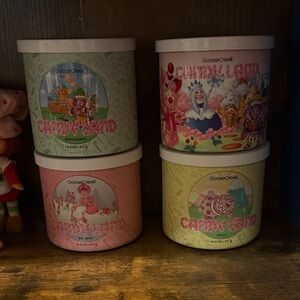 Set of 4 NEW Goose Creek Candy Land Scented Candles Retired Scents